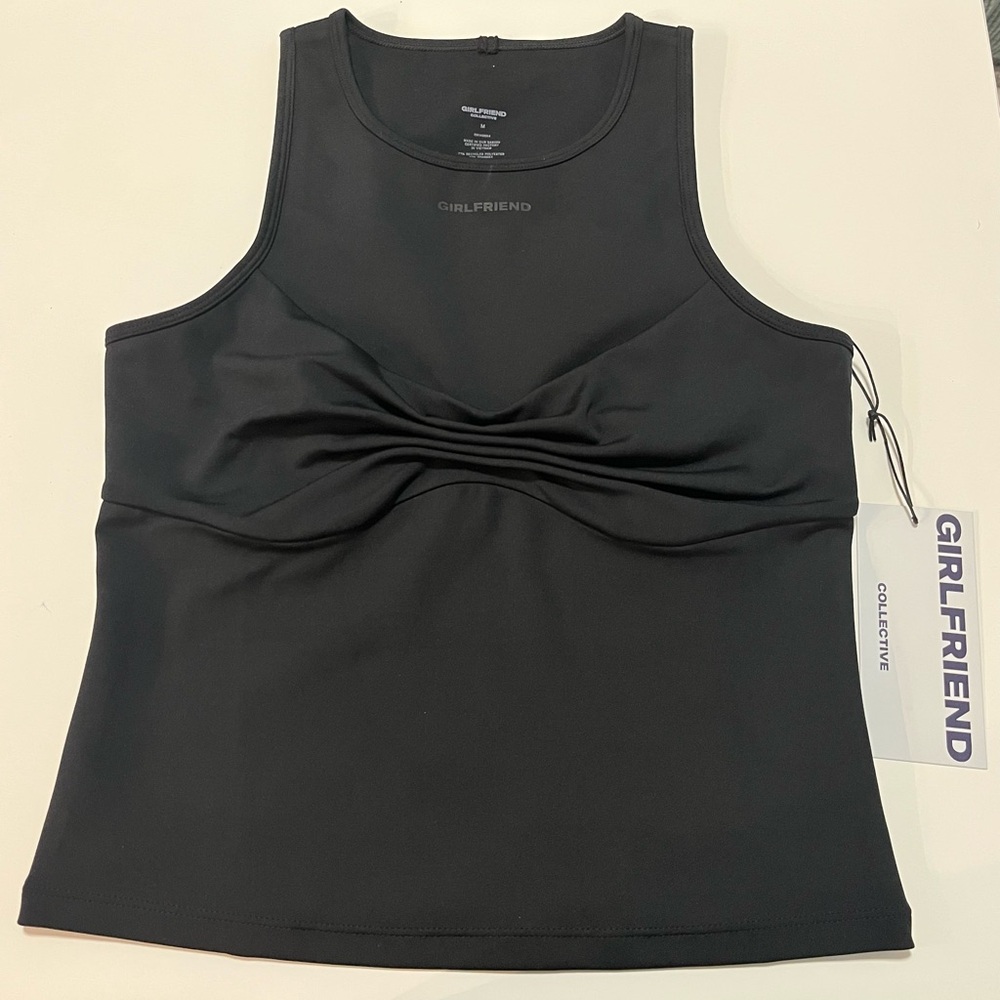 Girlfriend Collective Black Quinn Tank